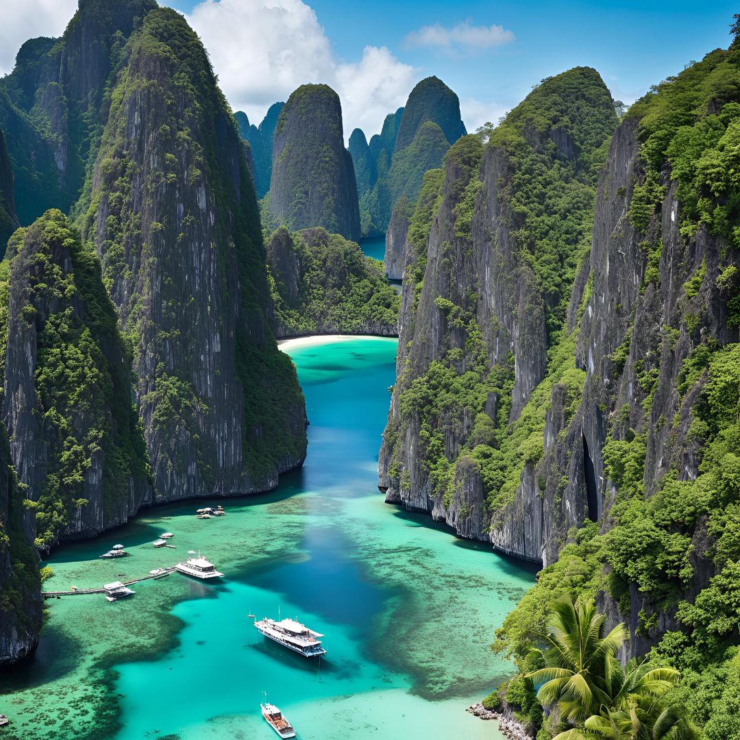 Showcase El Nido's towering limestone cliffs and turquoise lagoons.